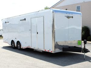 Enclosed Car Trailer 2027 28ft Haulmark Edge w/Turbo Package & Wide Rear Ramp Opening 8179