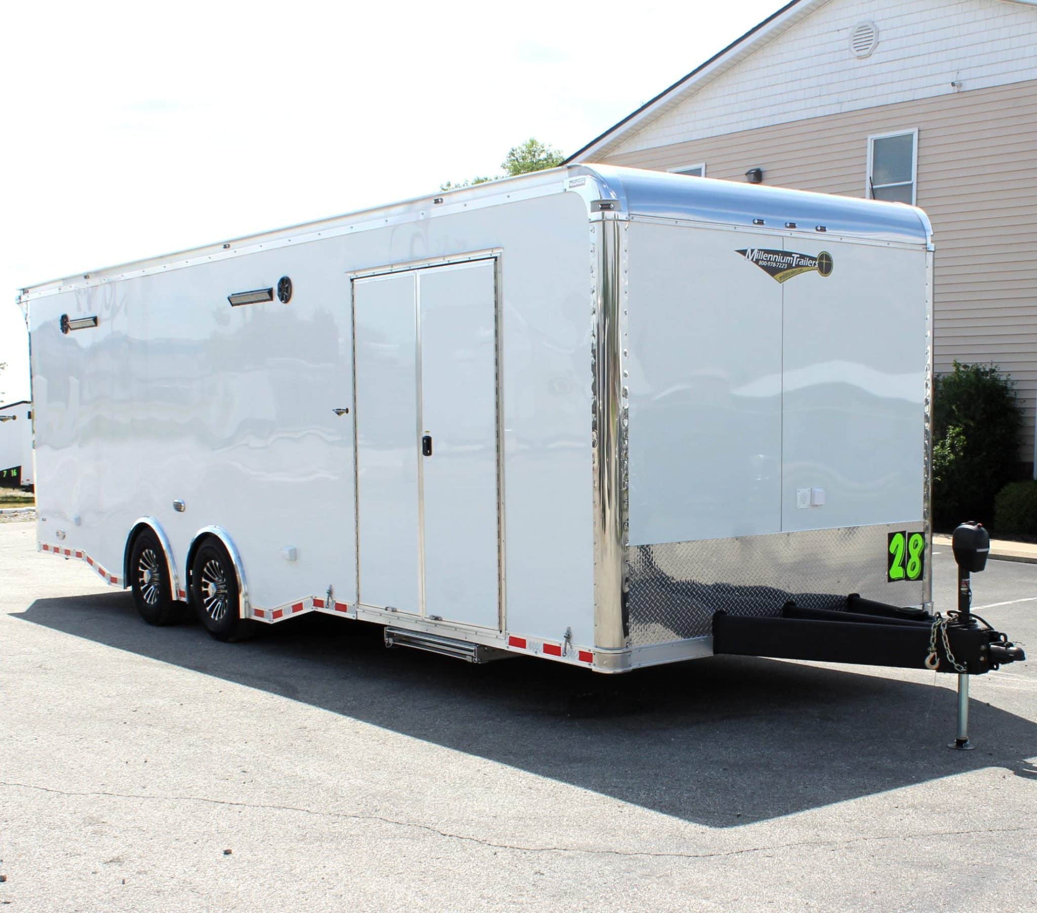 Enclosed Car Trailer 2027 28ft Haulmark Edge w/Turbo Package & Wide Rear Ramp Opening 8179