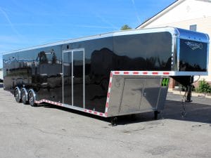 Enclosed Gooseneck Trailer 2026 44ft. Edge Car Hauler w/Loaded Interior & Wide Ramp Door Opening 2539