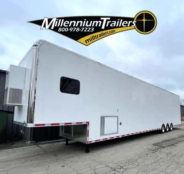enclosed stacker trailer with living quarters