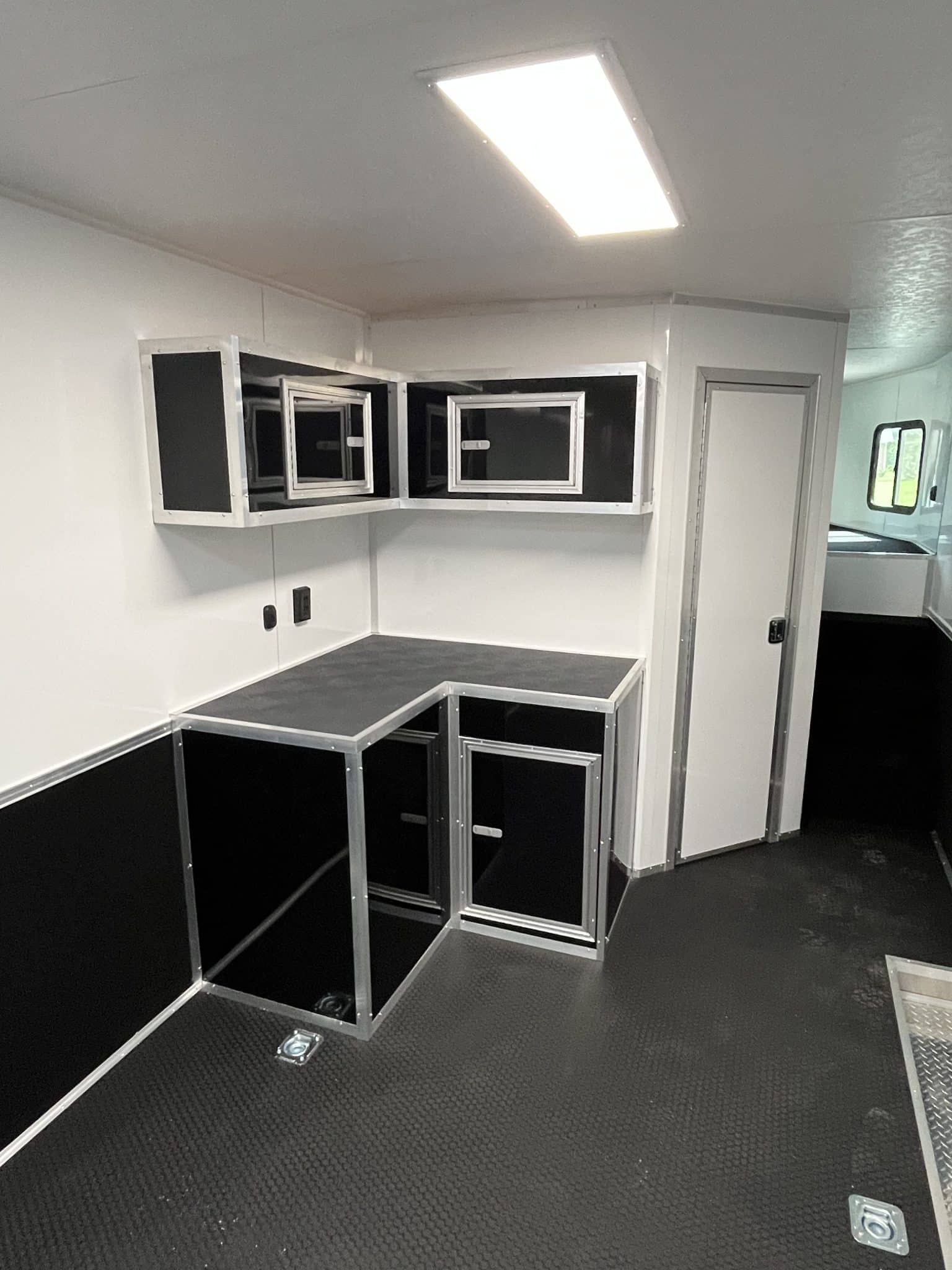 Enclosed Gooseneck Trailer 2025 48ft. Platinum w/Large Corner Bathroom, Aluminum Wheels, & More! 0188 - Image 4
