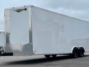 Enclosed Car Trailer 2026 24ft. New Econo-Max w/12in. Extra Height & .080 Poly-Core Ext. 1142