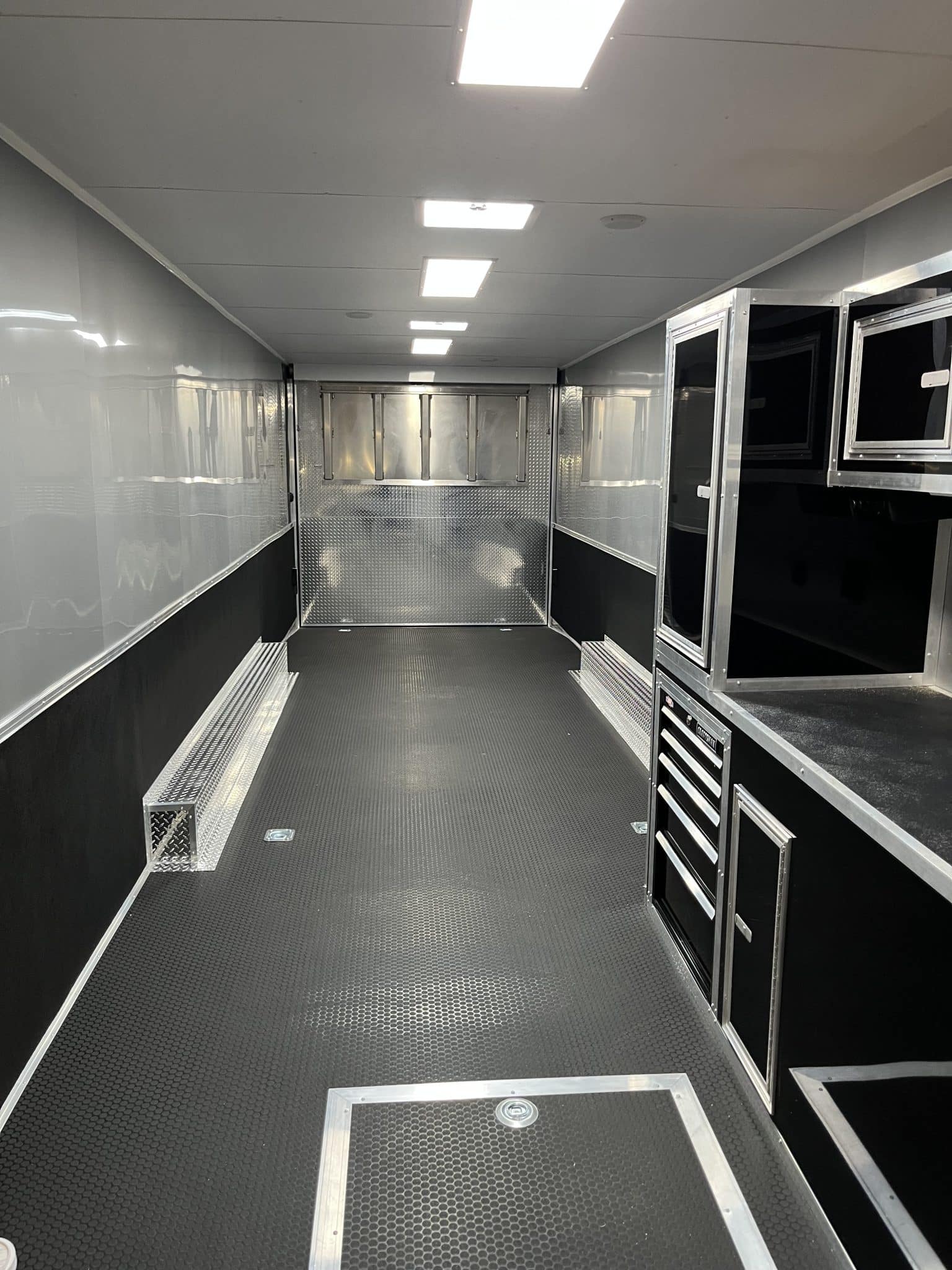 Enclosed Car Trailer 2026 34ft. w/Large Corner Bathroom, Electric Awning, Aluminum Wheels, & More! 0208 - Image 7