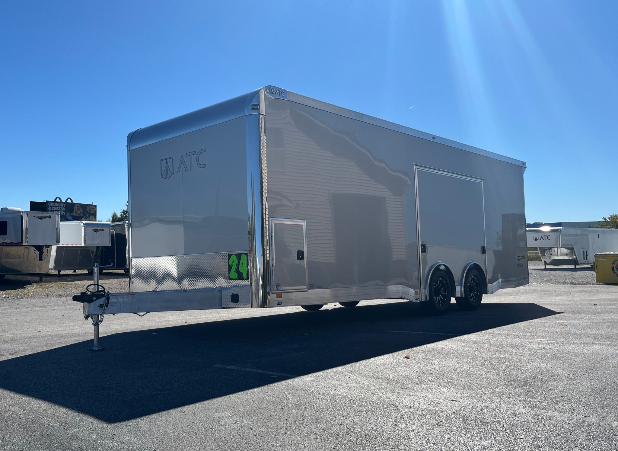 Enclosed ATC Car Trailer 2026 24ft. Aluminum ROM 550 w/Large Escape Door & LifeTrac 6562 - Image 6