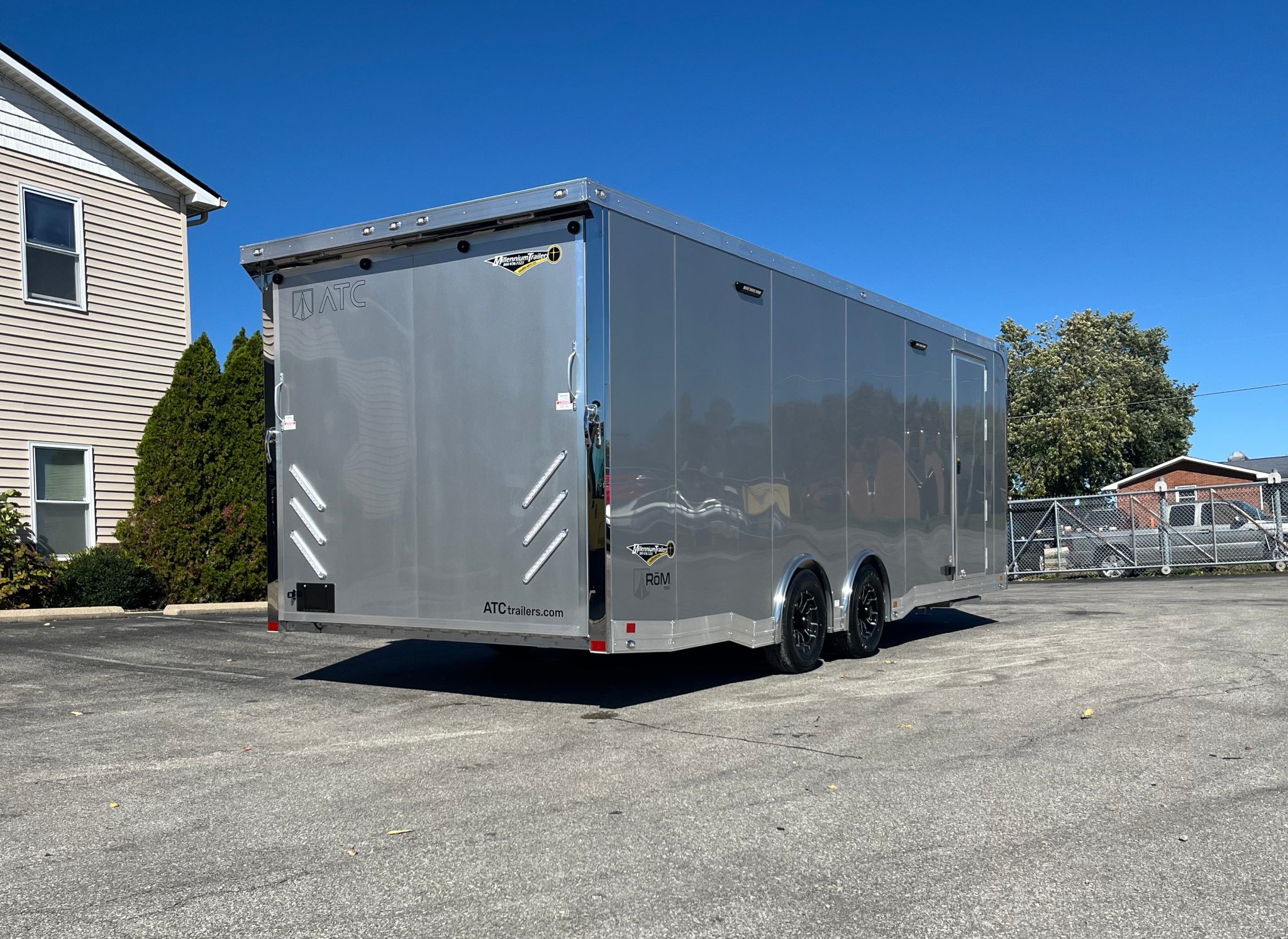 Enclosed ATC Car Trailer 2026 24ft. Aluminum ROM 550 w/Large Escape Door & LifeTrac 6562 - Image 7