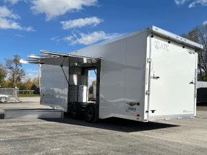 Enclosed ATC Car Trailer 2026 24ft. Aluminum ROM 400 w/Large Escape Door & Aluminum Wheels 5754