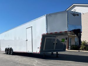 Enclosed Gooseneck Trailer 2026 40ft. New Econo-Max Car Hauler w/12in. Extra Height & .080 Poly-Core Ext. 2817
