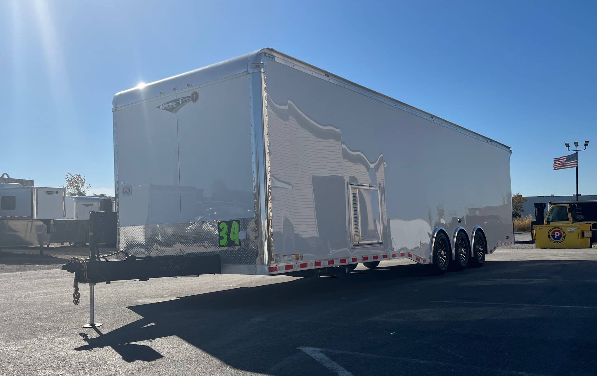 Enclosed Car Trailer 2027 34ft. Edge w/Large Full Bathroom & Electric Awning 5697 - Image 9