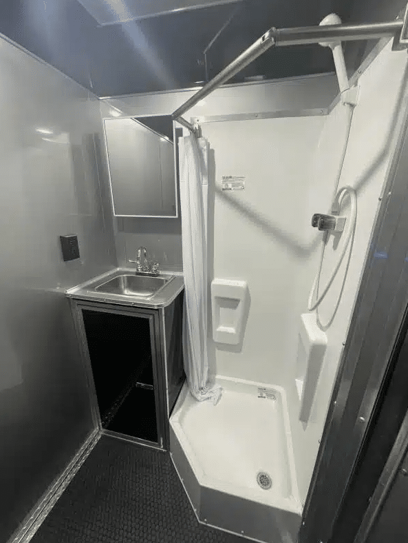 Enclosed Car Trailer 2027 34ft. Edge w/Large Full Bathroom & Electric Awning 9324 - Image 4