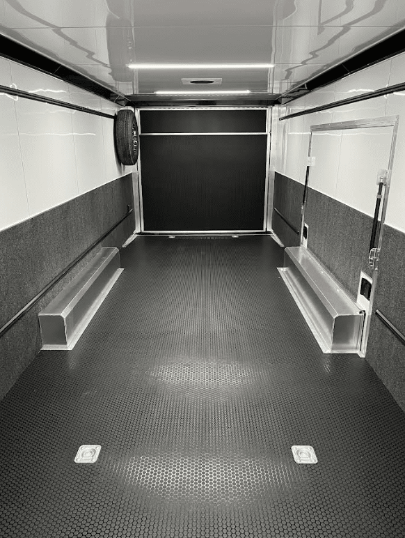 Enclosed ATC Car Trailer 2027 28ft. Aluminum ROM 550 w/LifeTrac & Large Escape Door 7331 - Image 4