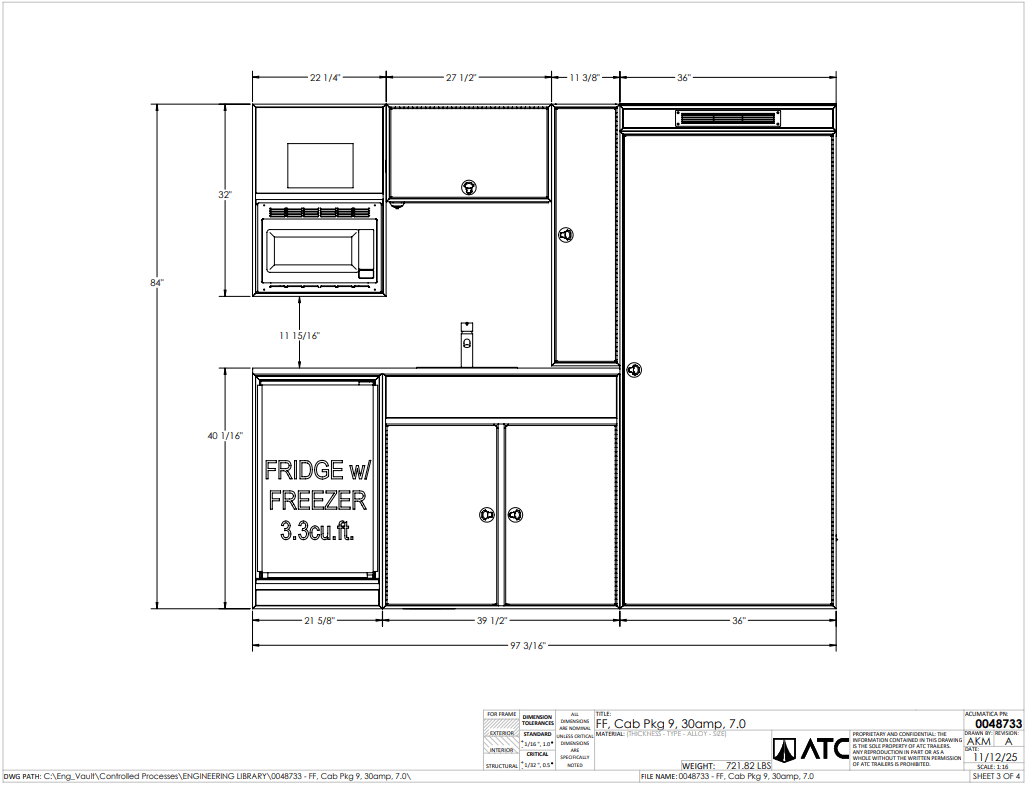 Enclosed ATC Car Trailer 2026 28ft. Aluminum ROM 450 w/Kitchenette, Private Toilet & LifeTrac Options Added 6559 - Image 15