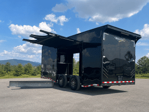 Enclosed Car Trailer 2026 20ft. Haulmark Edge w/Large Escape Door & Black Finished Interior 1108