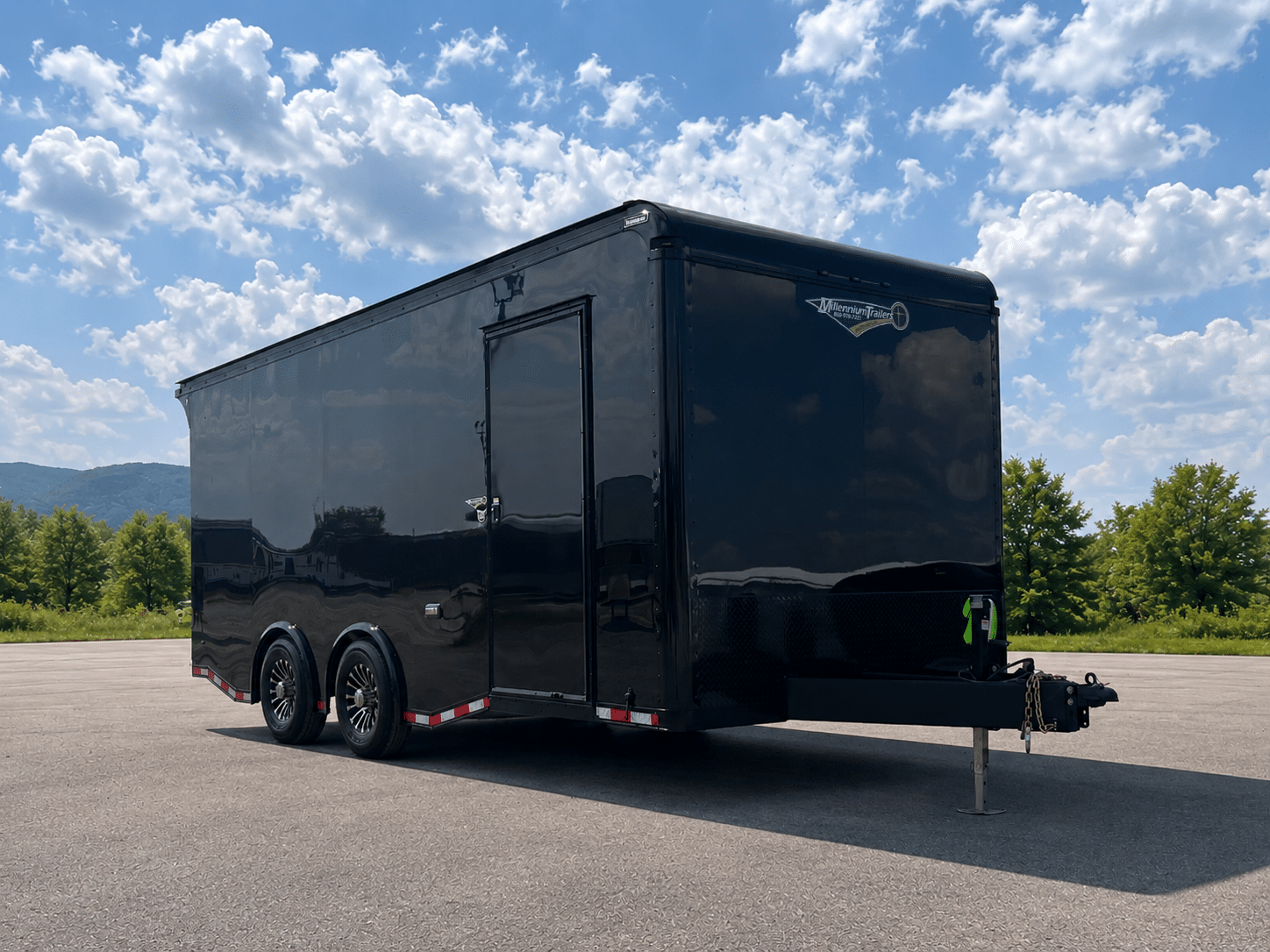 Enclosed Car Trailer 2027 20ft. Haulmark Edge w/Large Escape Door & Black Finished Interior 7453 - Image 8
