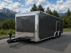 Enclosed Car Hauler 2026 24ft. New Econo-Max w/Finished Interior, Cabinets & Aluminum Wheels 3341