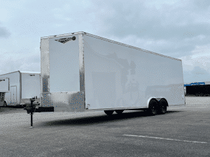 Enclosed Car Trailer 2026 24ft. New Econo-Max w/12in. Extra Height & .080 Poly-Core Ext. 1105