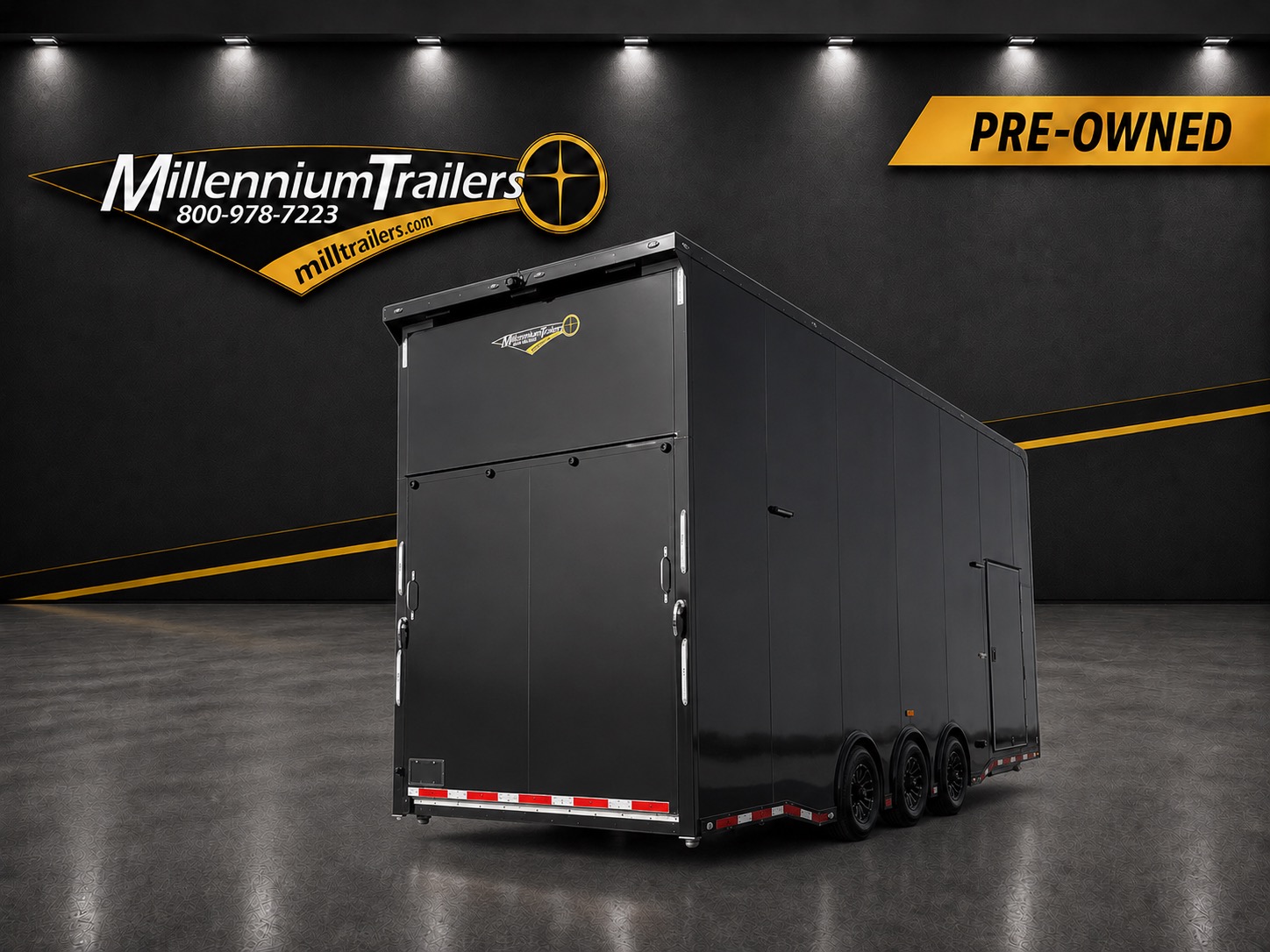 Used ATC Car Trailer 2025 26ft. Aluminum Stacker ROM 800 w/Tiltable 14ft. Lift 4392 - Image 8