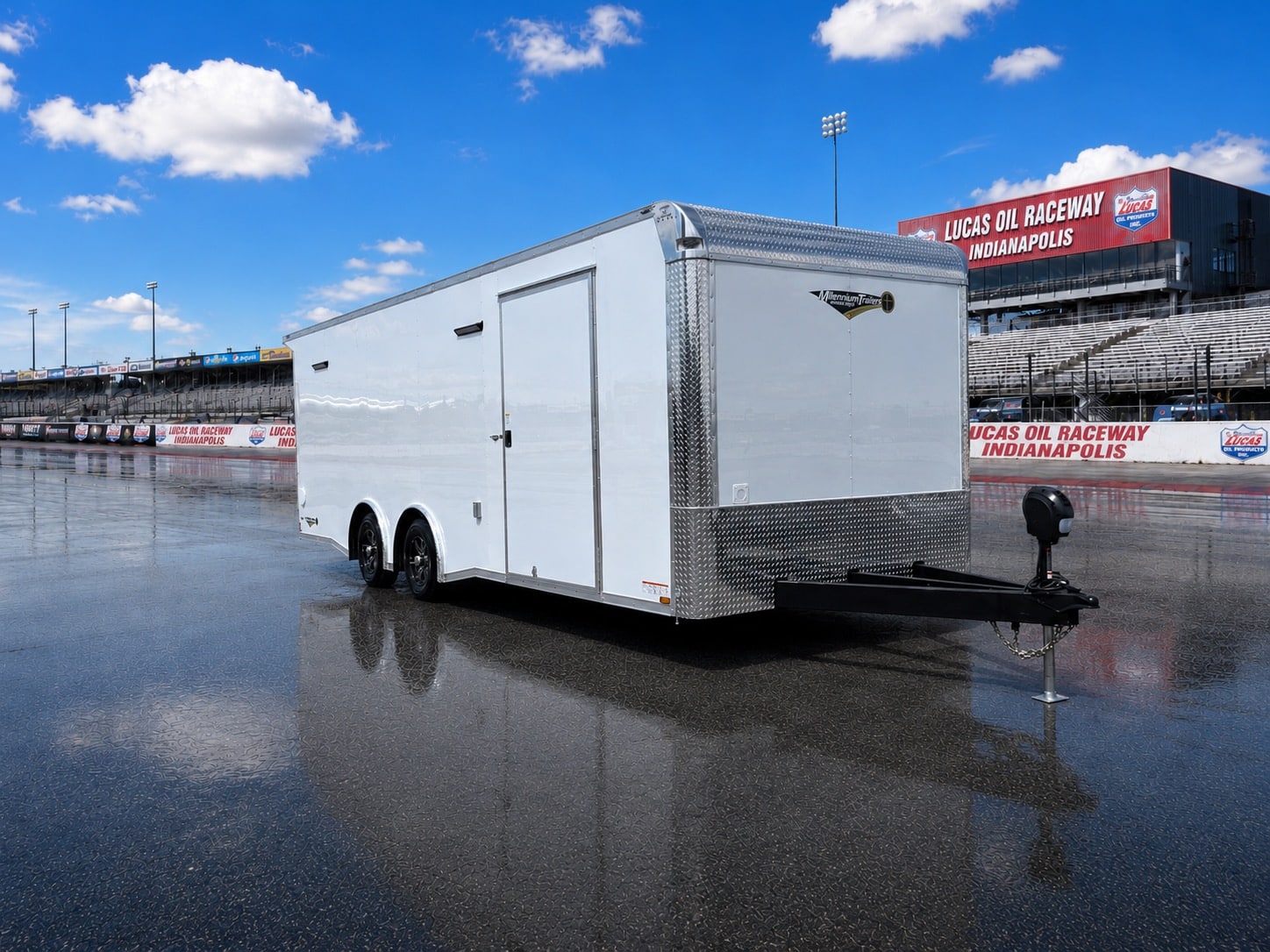 Enclosed Car Hauler 2026 24ft. New Econo-Max w/Finished Interior, Cabinets & Aluminum Wheels 3343 - Image 7