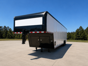 Enclosed Gooseneck Trailer 2026 40ft. New Econo-Max Car Hauler w/Blackout Package & .080 Poly-Core Ext. 2252