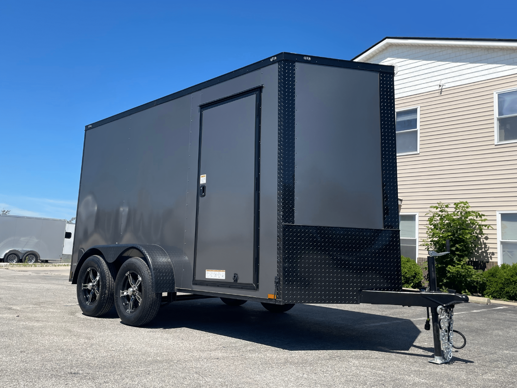 Enclosed Cargo Trailer 2026 6ft. X 12ft. w/Blackout Trim Package & Aluminum Wheels 1058 - Image 5