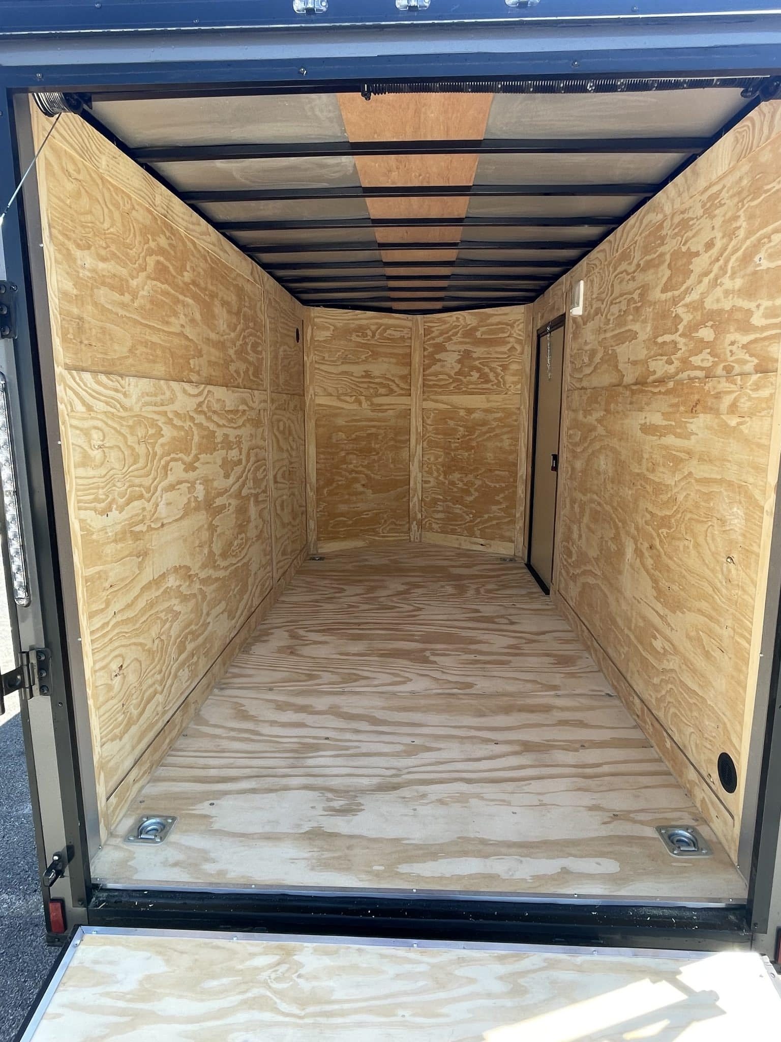 Enclosed Cargo Trailer 2026 6ft. X 12ft. w/Blackout Trim Package & Aluminum Wheels 1058 - Image 4