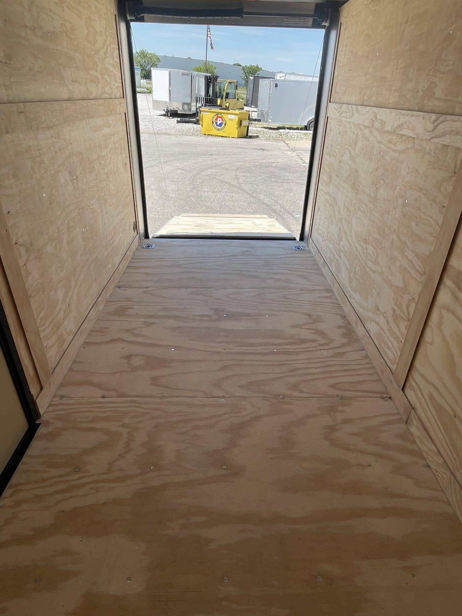 Enclosed Cargo Trailer 2026 6ft. X 12ft. w/Blackout Trim Package & Aluminum Wheels 1058 - Image 3