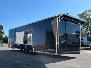 Enclosed Car Trailer 2026 28ft. New Econo-Max w/Heavy Duty Ramp Door & Race Package 2819
