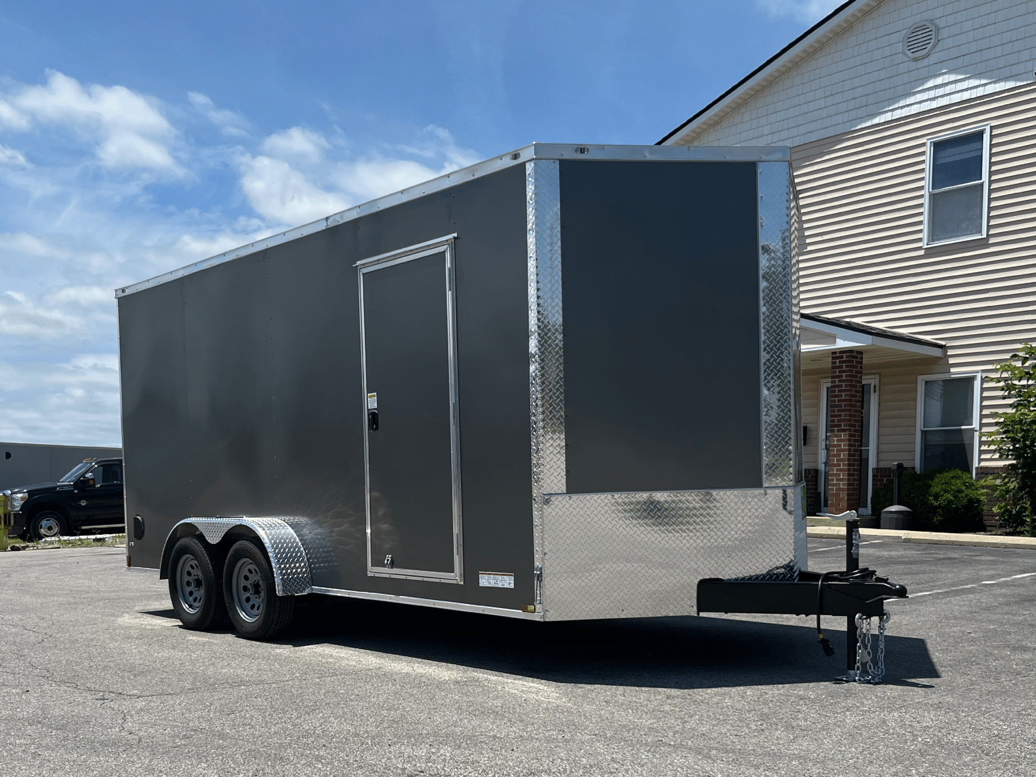 Enclosed Cargo Trailer 2026 7ft. X 16ft. w/.080 Poly-Core Exterior & V-Nose Front 1099 - Image 6