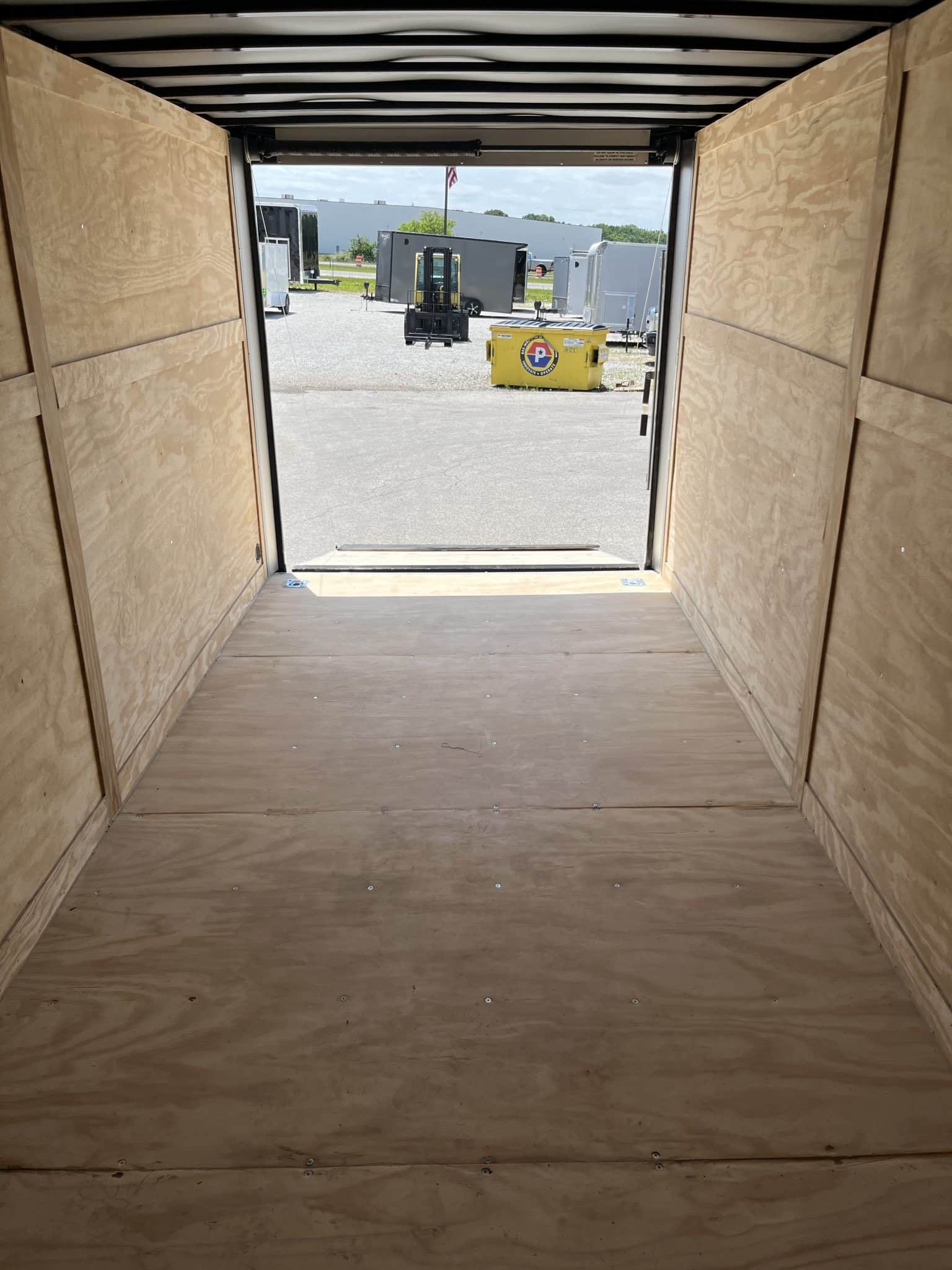 Enclosed Cargo Trailer 2026 7ft. X 16ft. w/.080 Poly-Core Exterior & V-Nose Front 1099 - Image 4