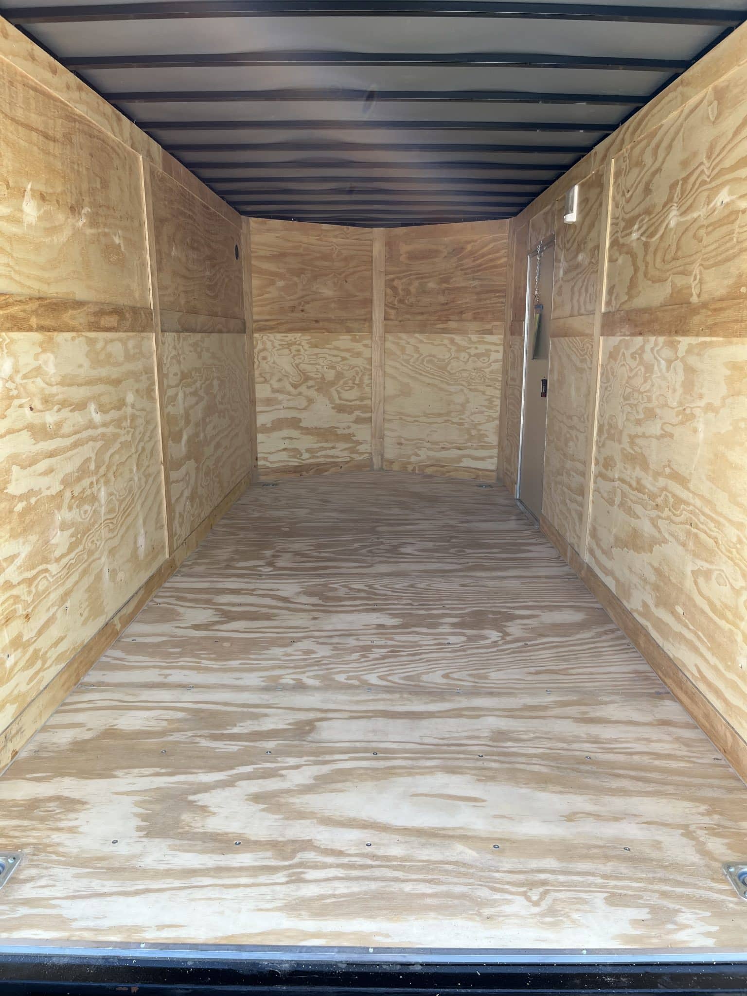 Enclosed Cargo Trailer 2026 7ft. X 16ft. w/.080 Poly-Core Exterior & V-Nose Front 1076 - Image 3