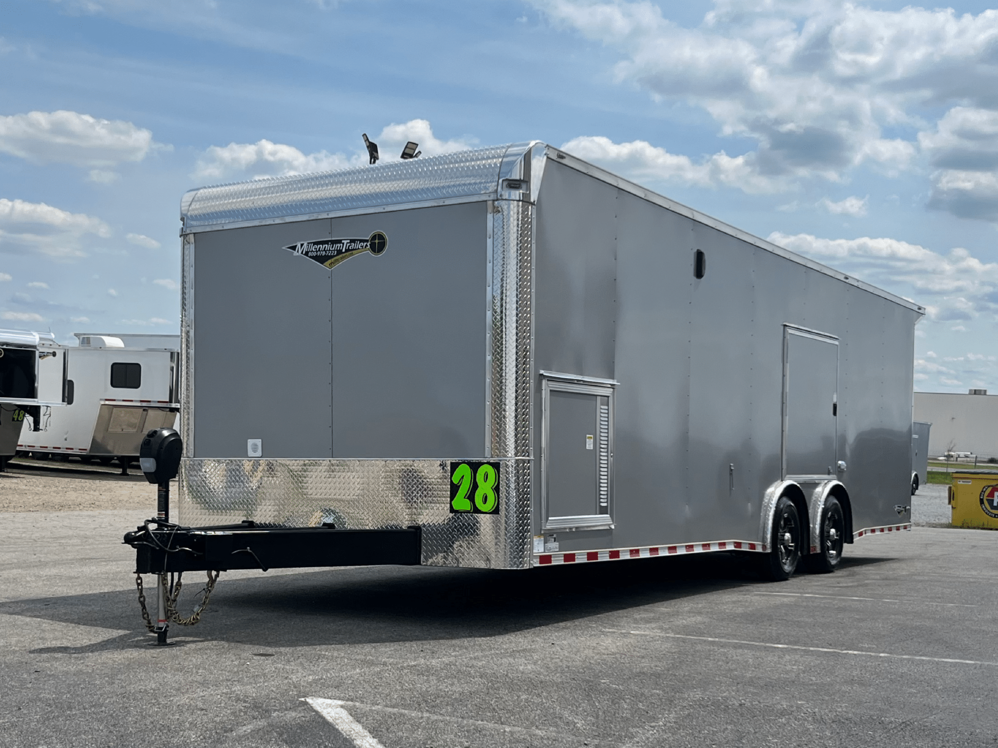 Enclosed Car Trailer 2026 28ft. New Econo-Max w/Race Package & .080 Poly-Core Ext. 2813 - Image 6