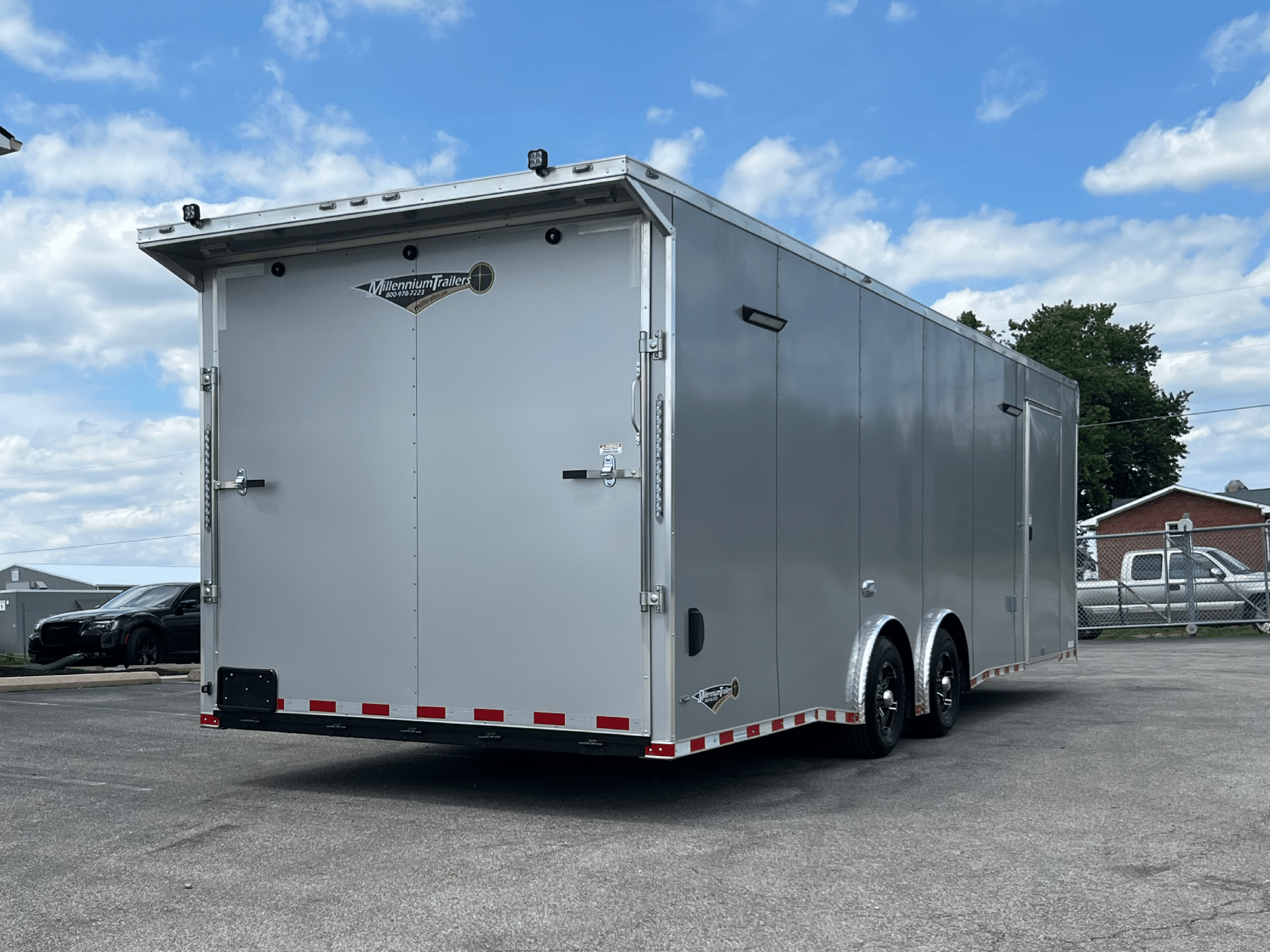 Enclosed Car Trailer 2026 28ft. New Econo-Max w/Race Package & .080 Poly-Core Ext. 2813 - Image 8